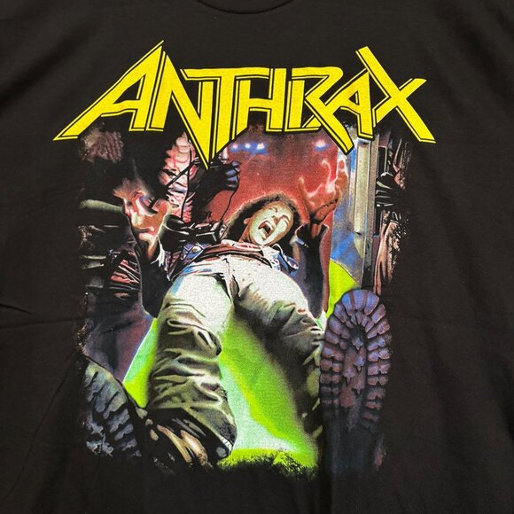 Anthrax Spreading the Disease Thrash Metal Band T-Shirt XL - Picture 2 of 4